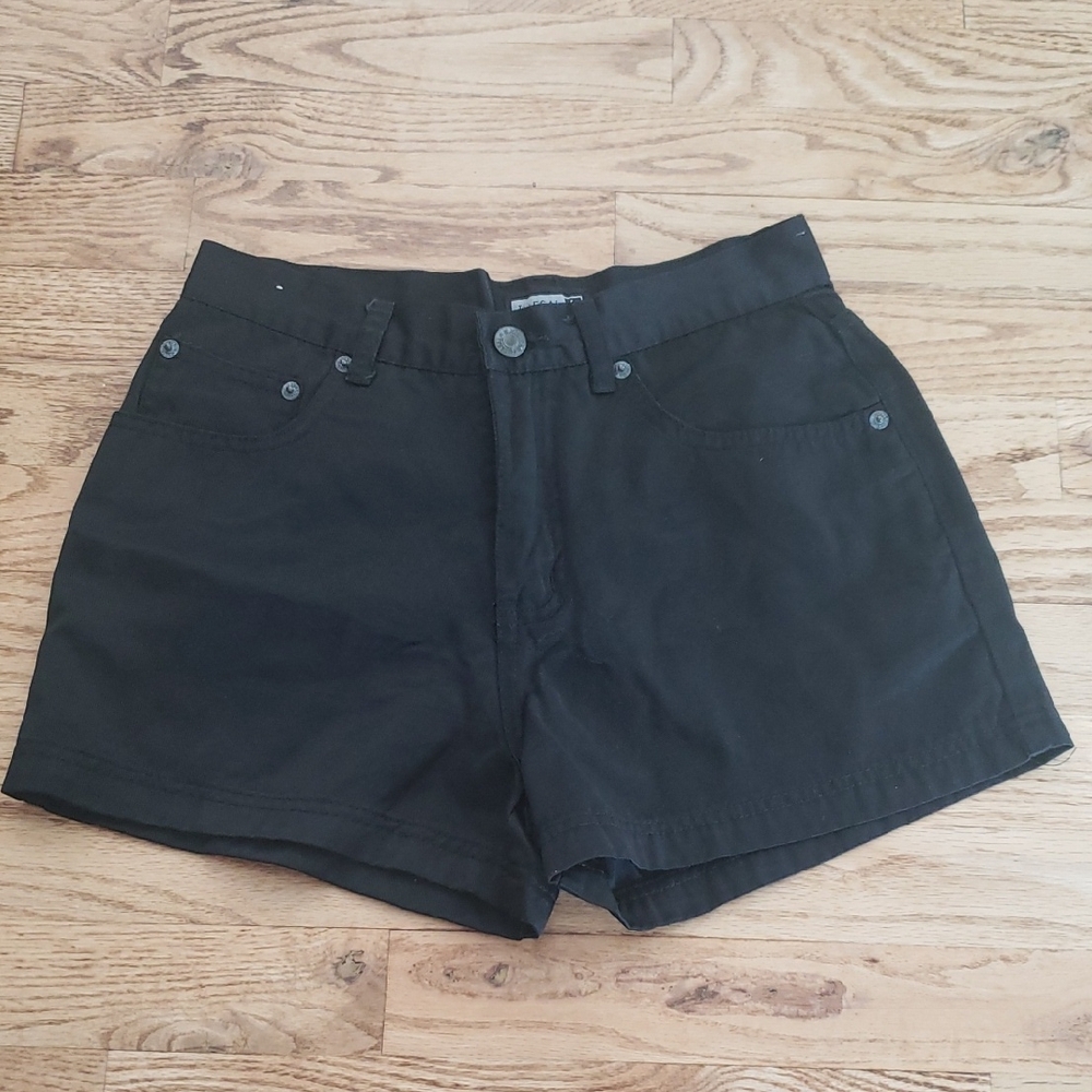 (5) Illegal High Rise Mini Shorts Contemporary Modern Streetwear Casual Goth